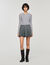 Pleated skort
