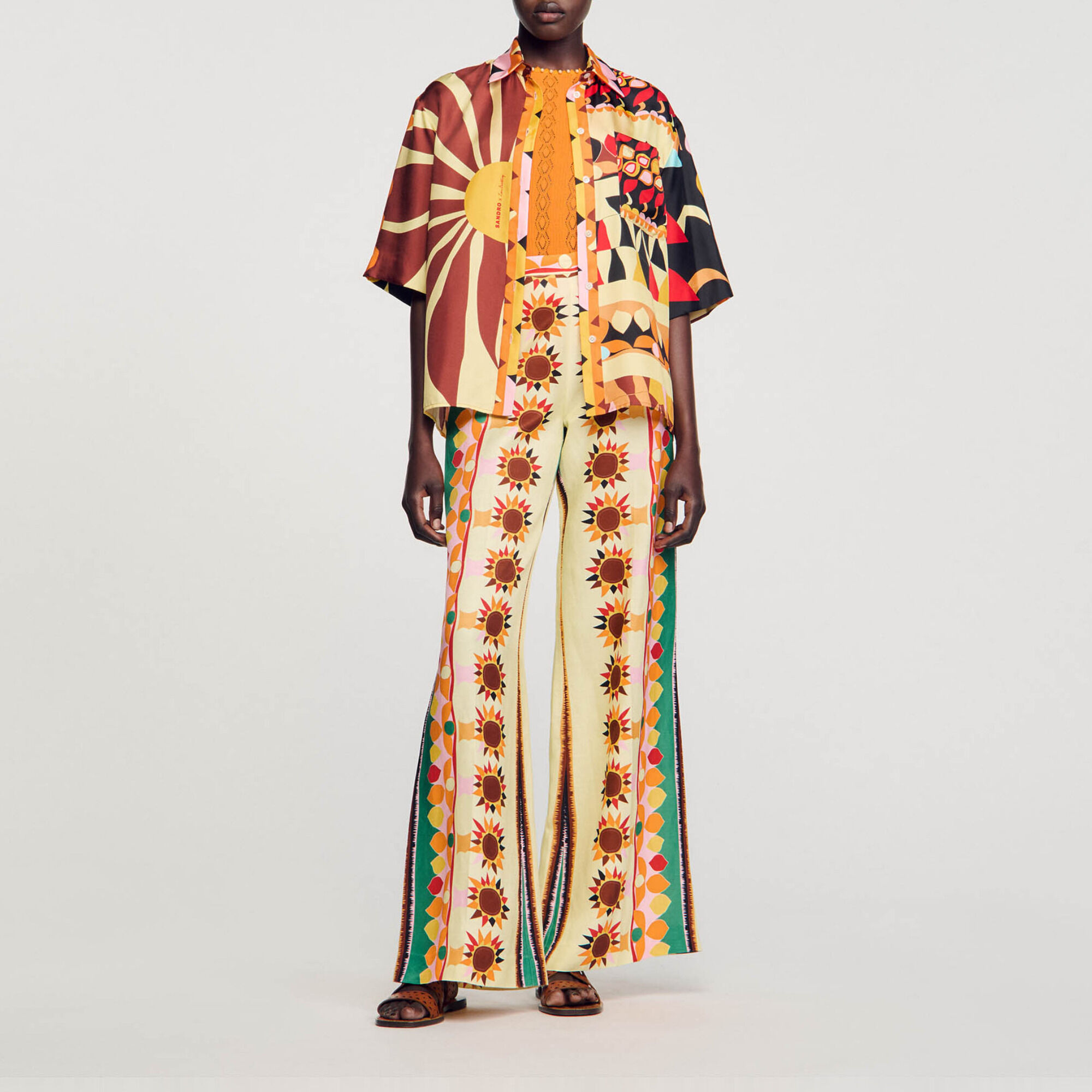 Beaded knit vest top