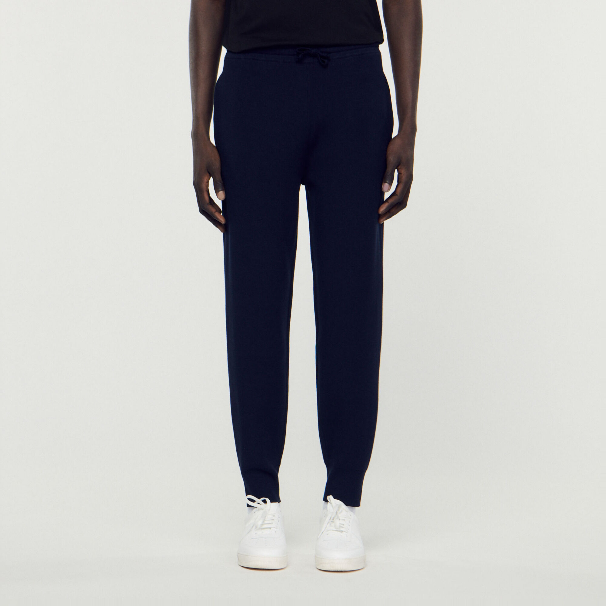 Knit jogging bottoms