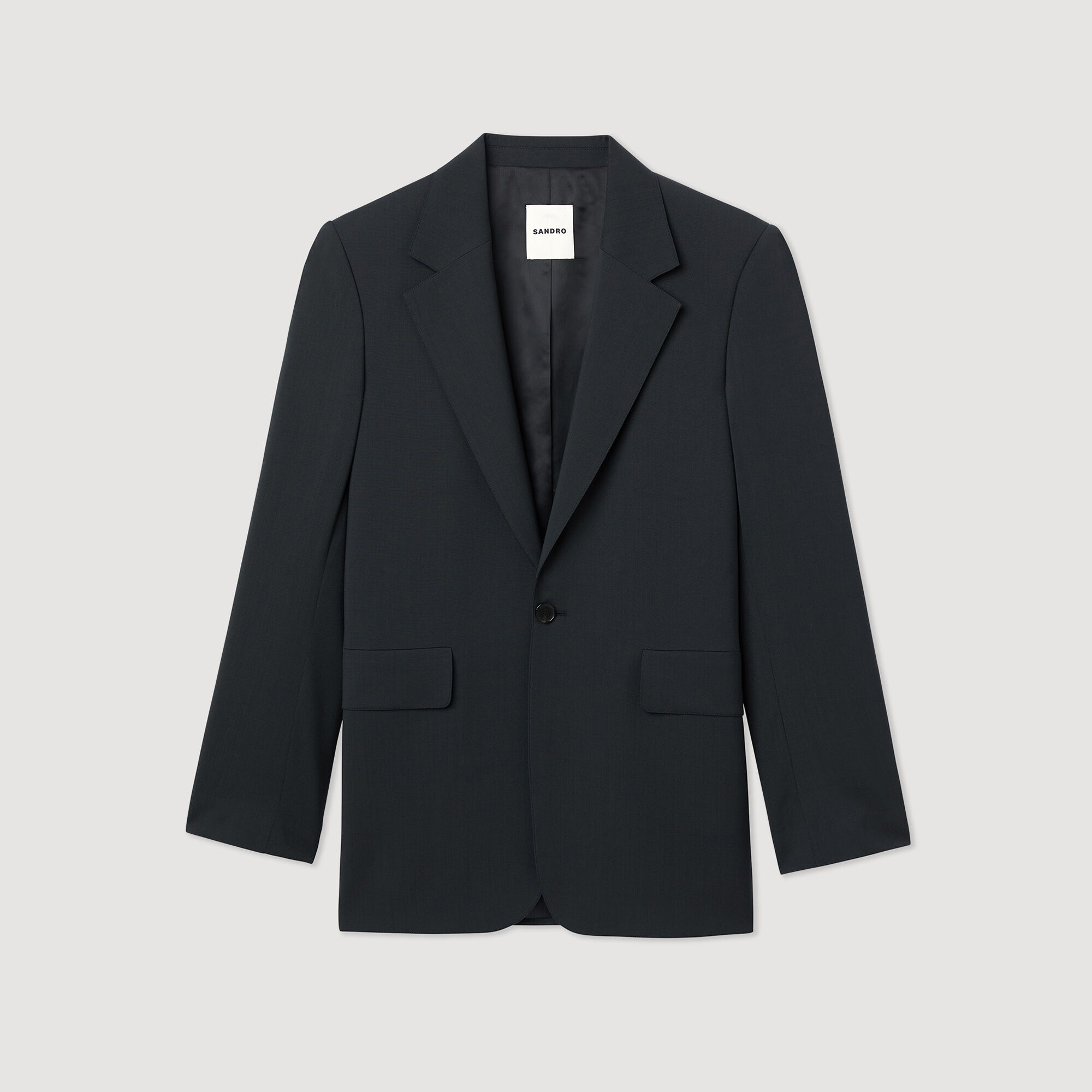 Wide suit jacket