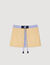 Short dual-material skirt