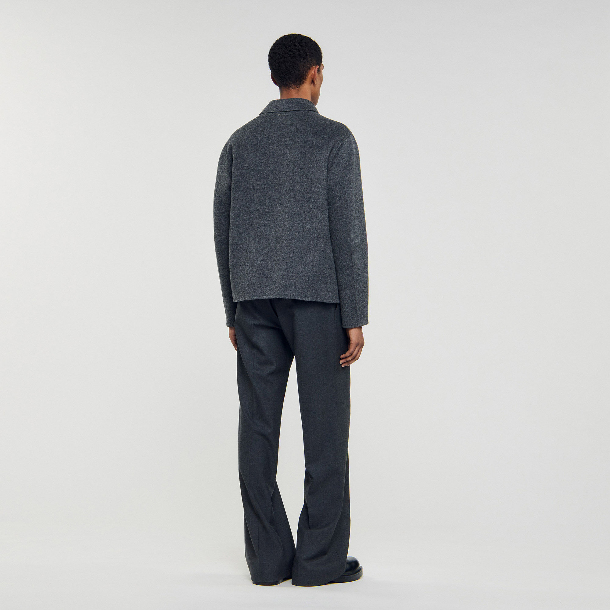 Double-faced wool jacket