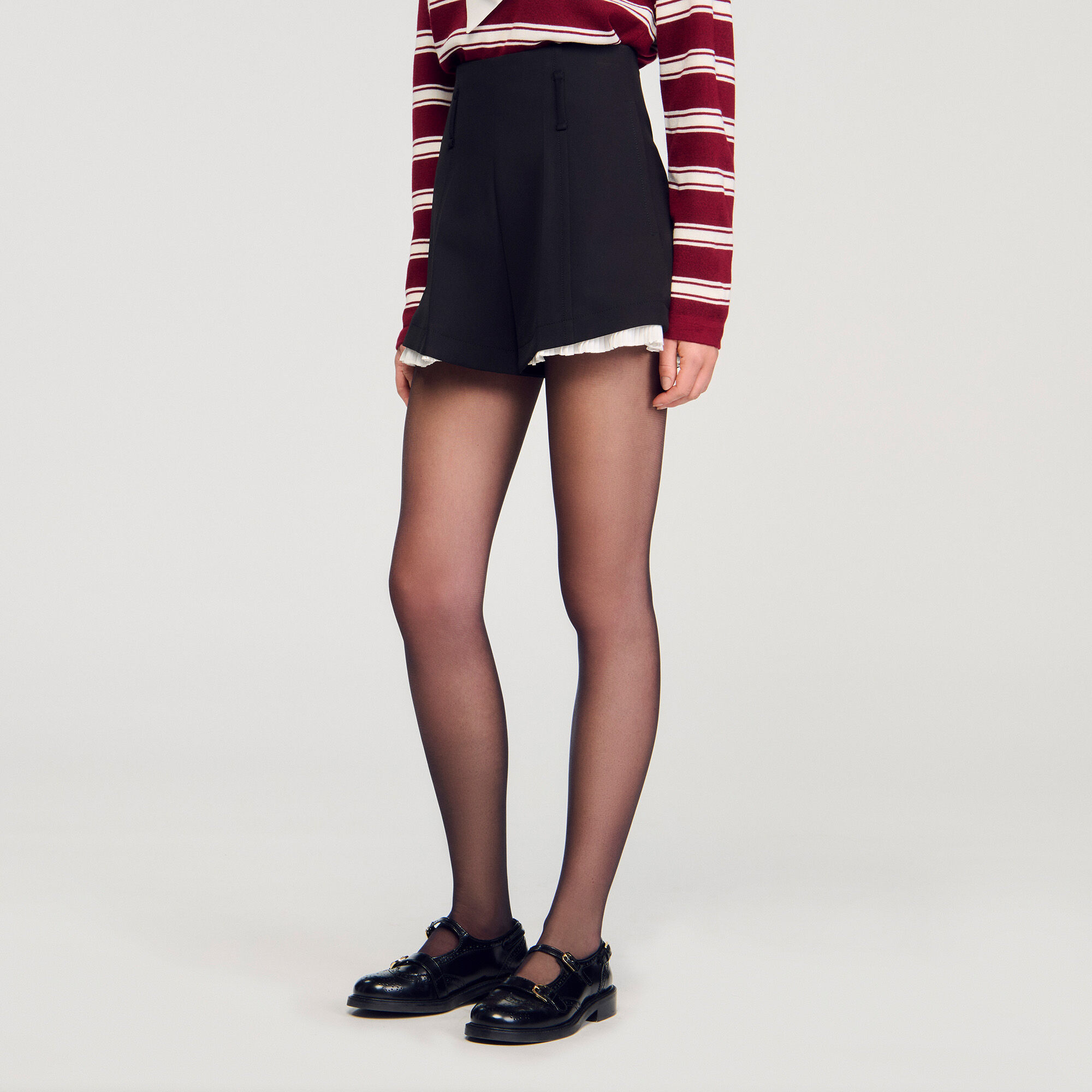 Tailored flounced shorts