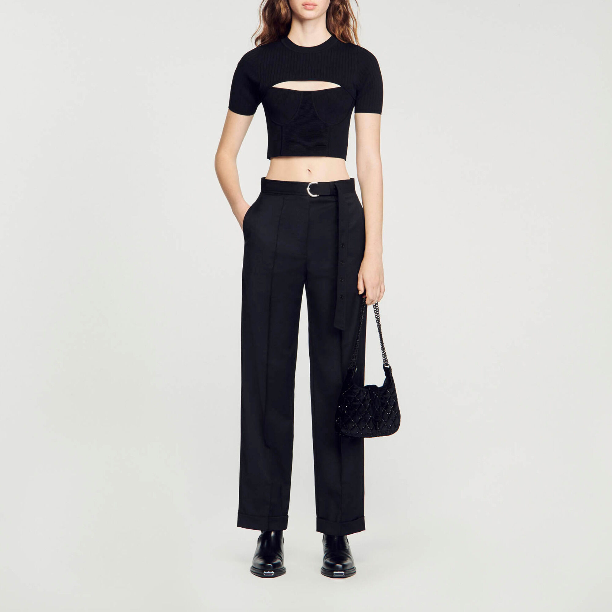 Straight-leg trousers