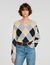 Rhinestone Argyle jumper - Women | Sandro