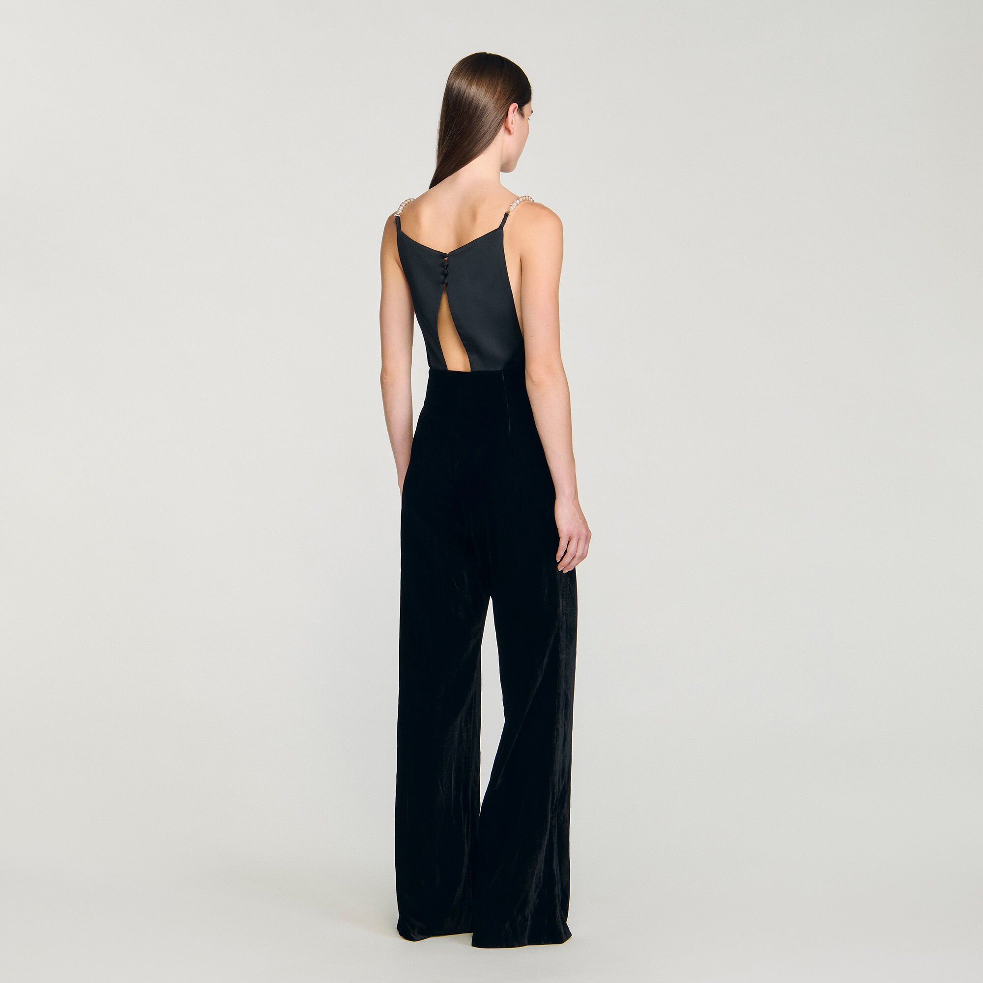 Velvet jumpsuit