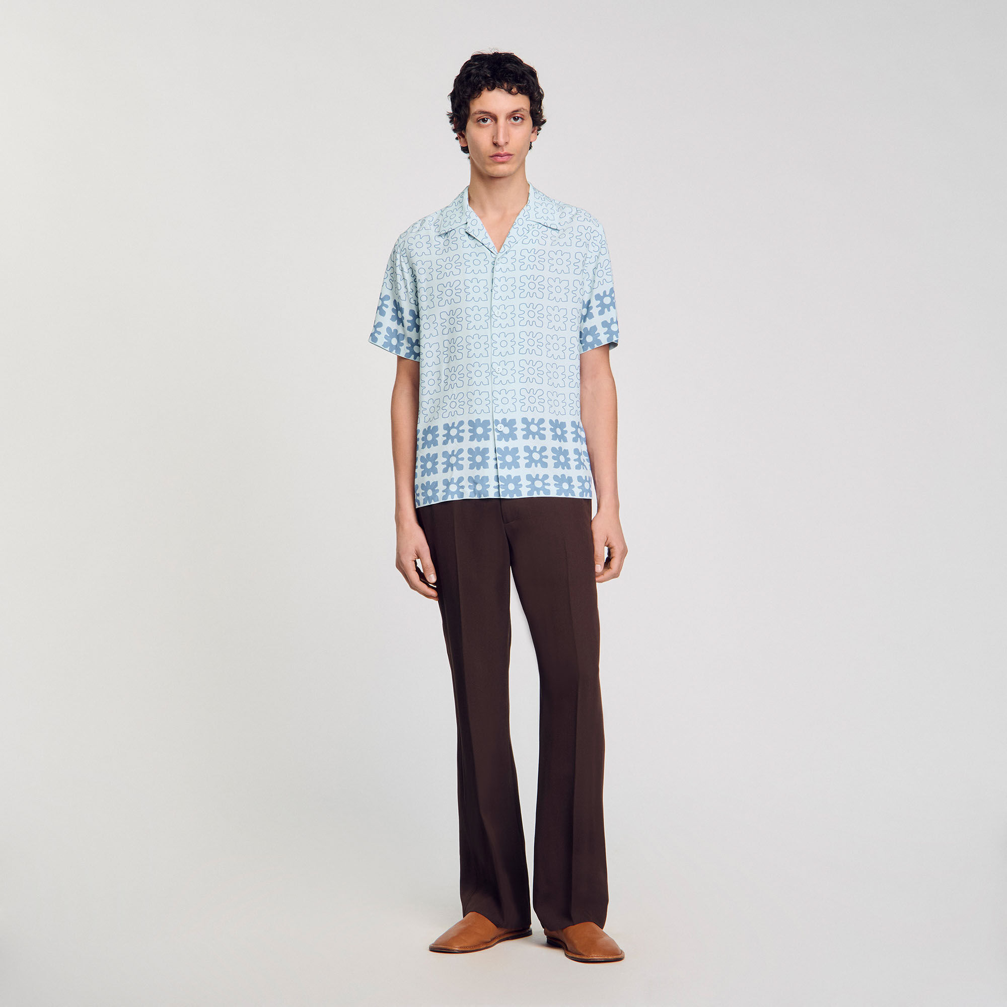 Floral motif shirt