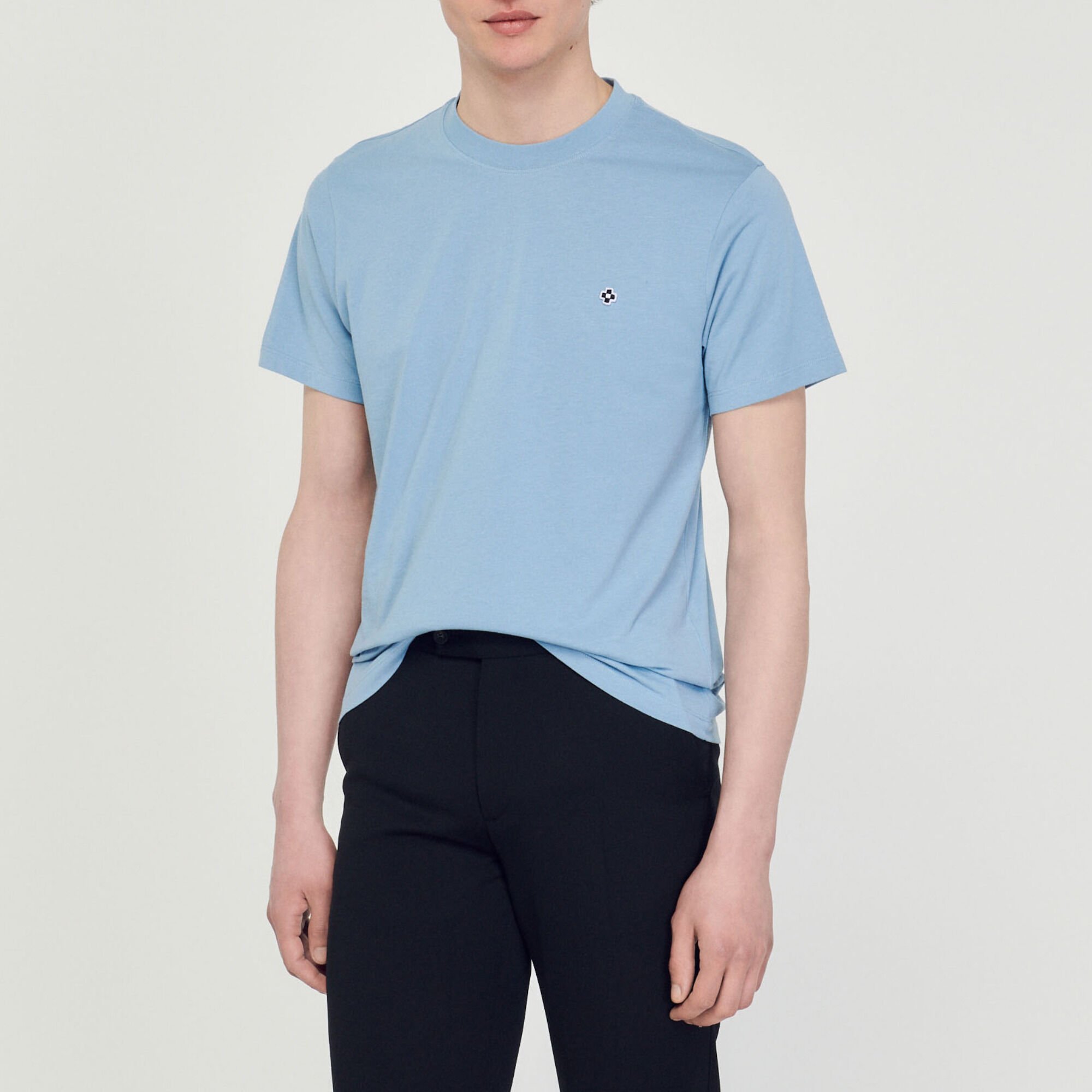 T-shirt with Square Cross patch