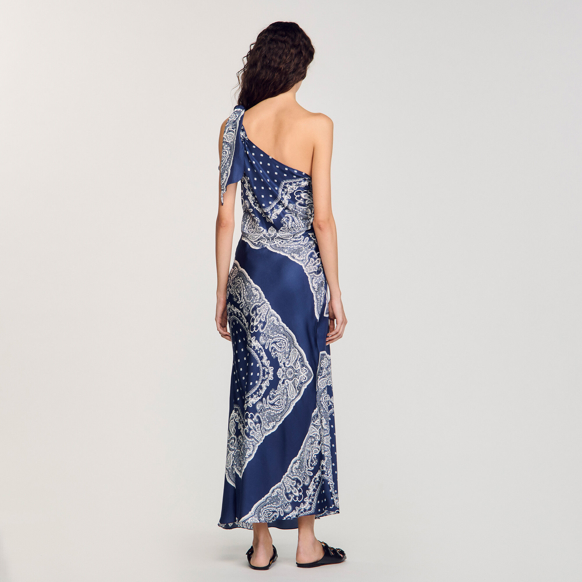 Bandana-print maxi dress