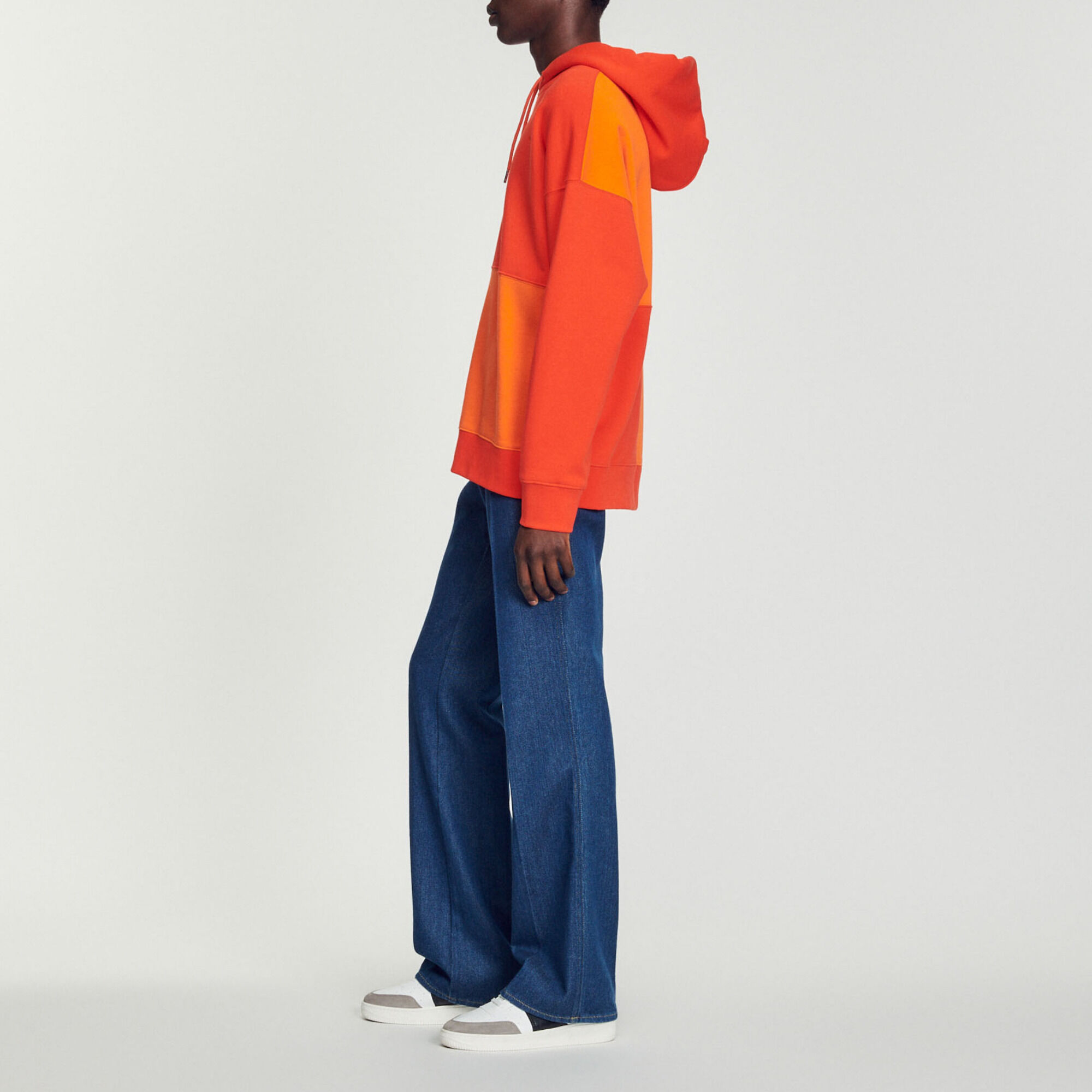 Oversized fleece hoodie