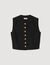 Pleated crop top
