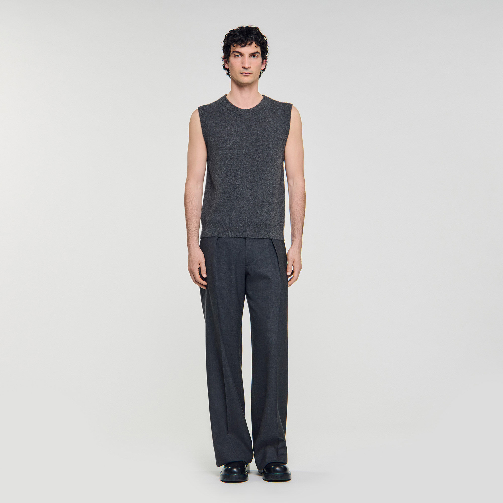 Cashmere vest top