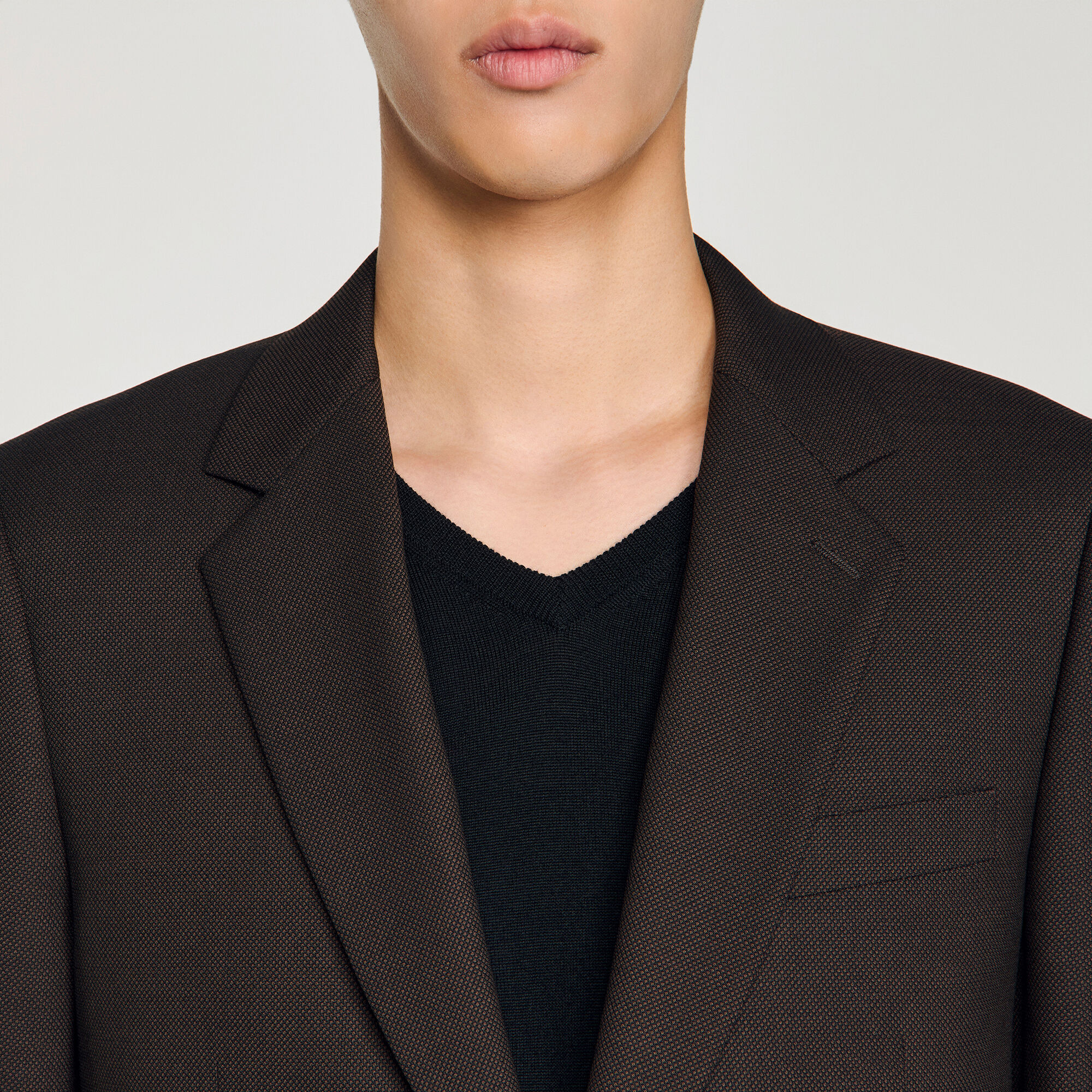 Wool suit jacket