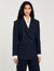 Striped suit jacket