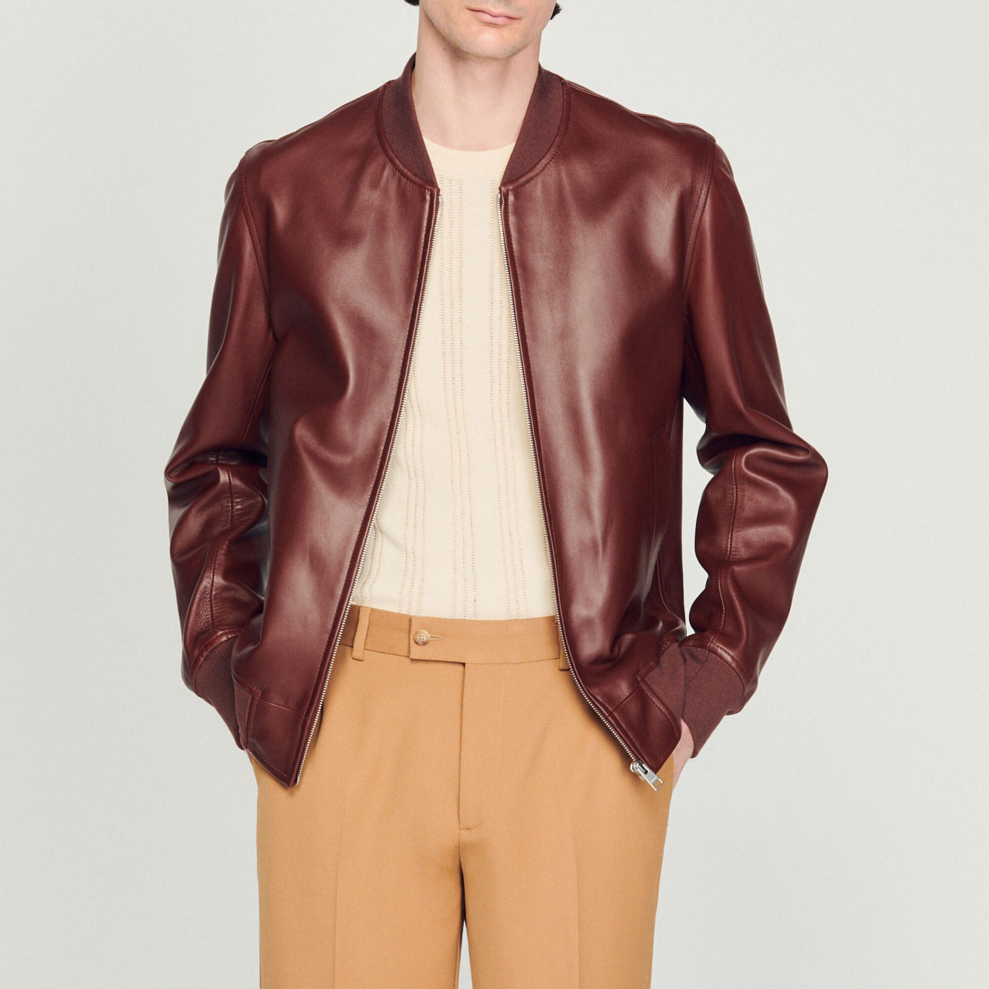 Leather jacket