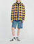 Quilted checked jacket