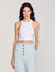 Beaded and rhinestone tank top