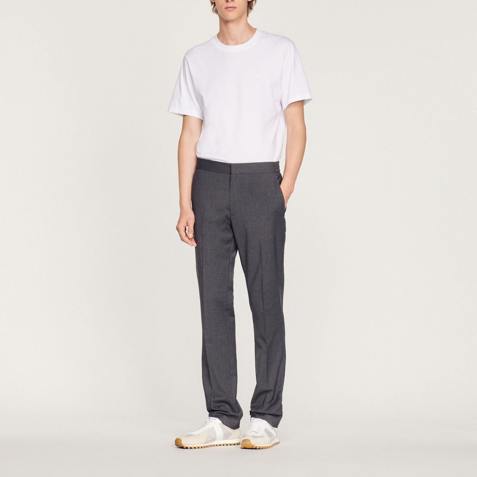Virgin wool trousers