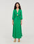 Floral jacquard maxi dress