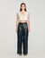 Satin crop top