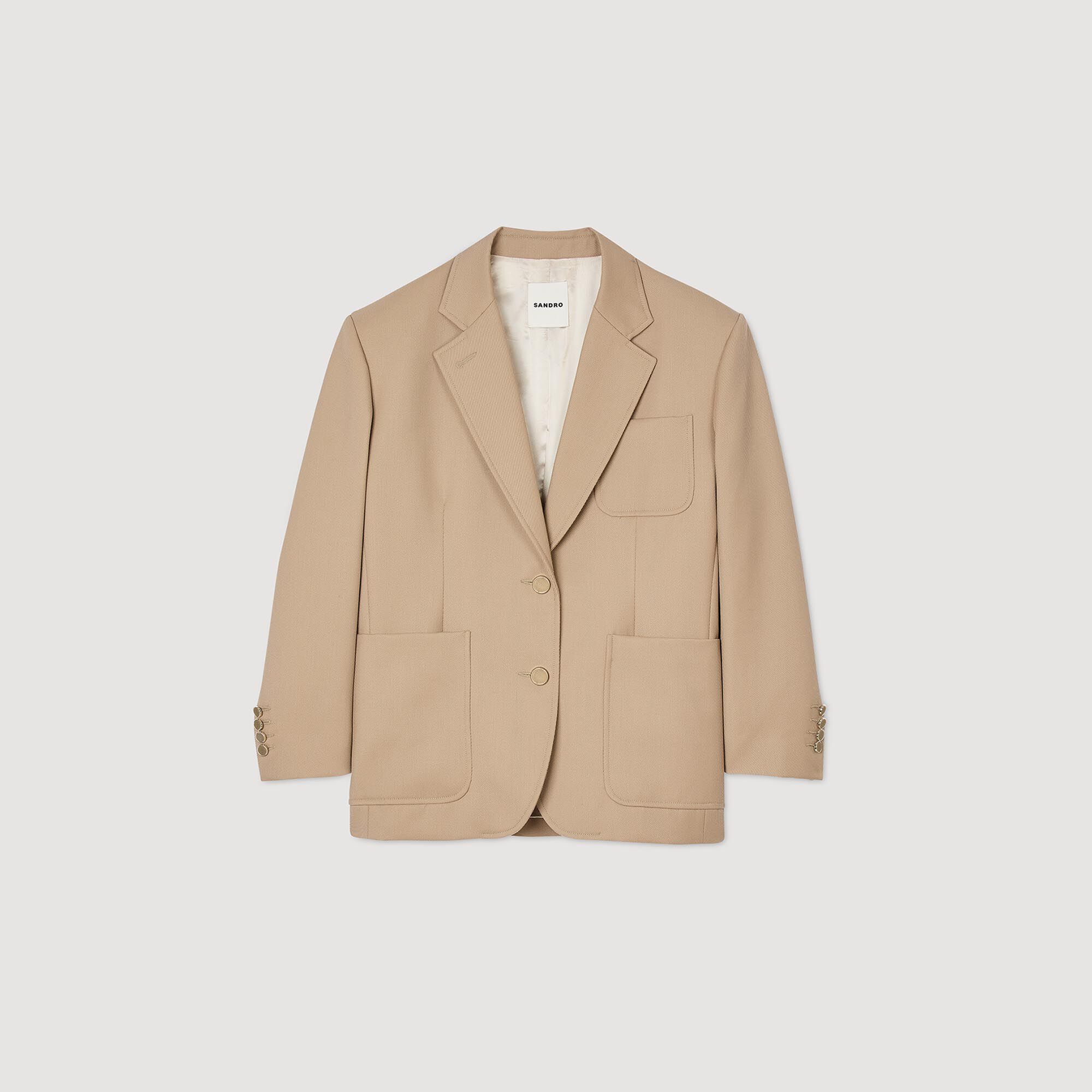 Slim-fit suit jacket