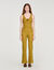 Floral pointelle knit top