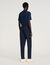 Elasticated straight-leg trousers