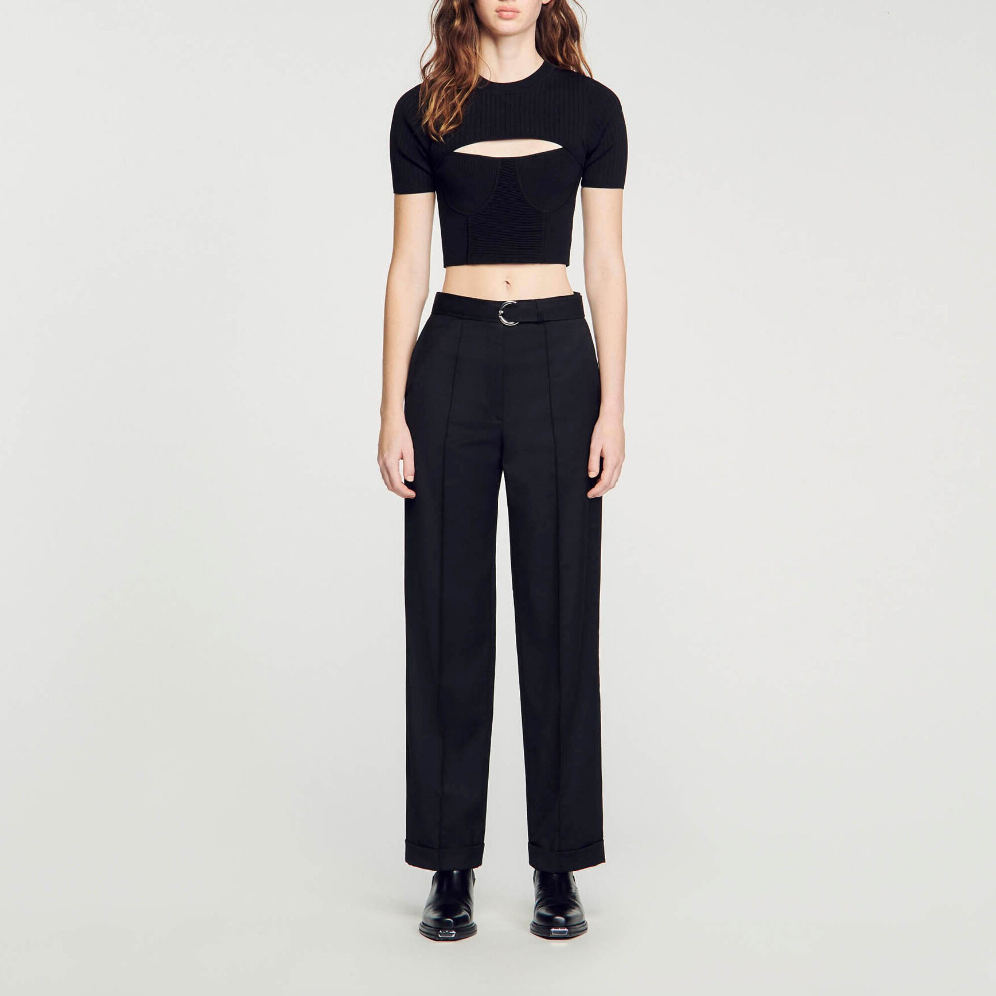 Straight-leg trousers