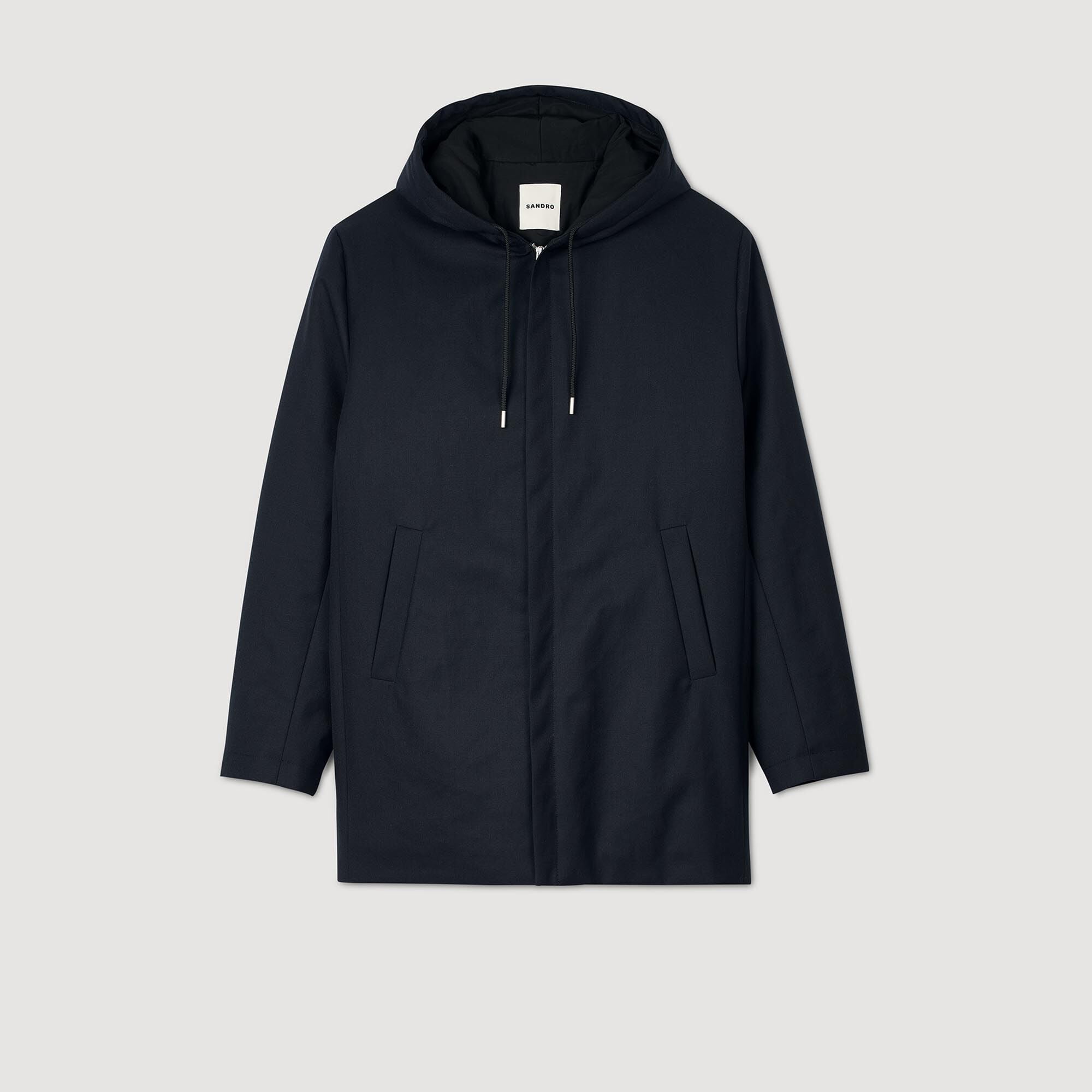 Hooded parka with zip - Men | Sandro