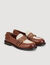 Shiny leather loafers