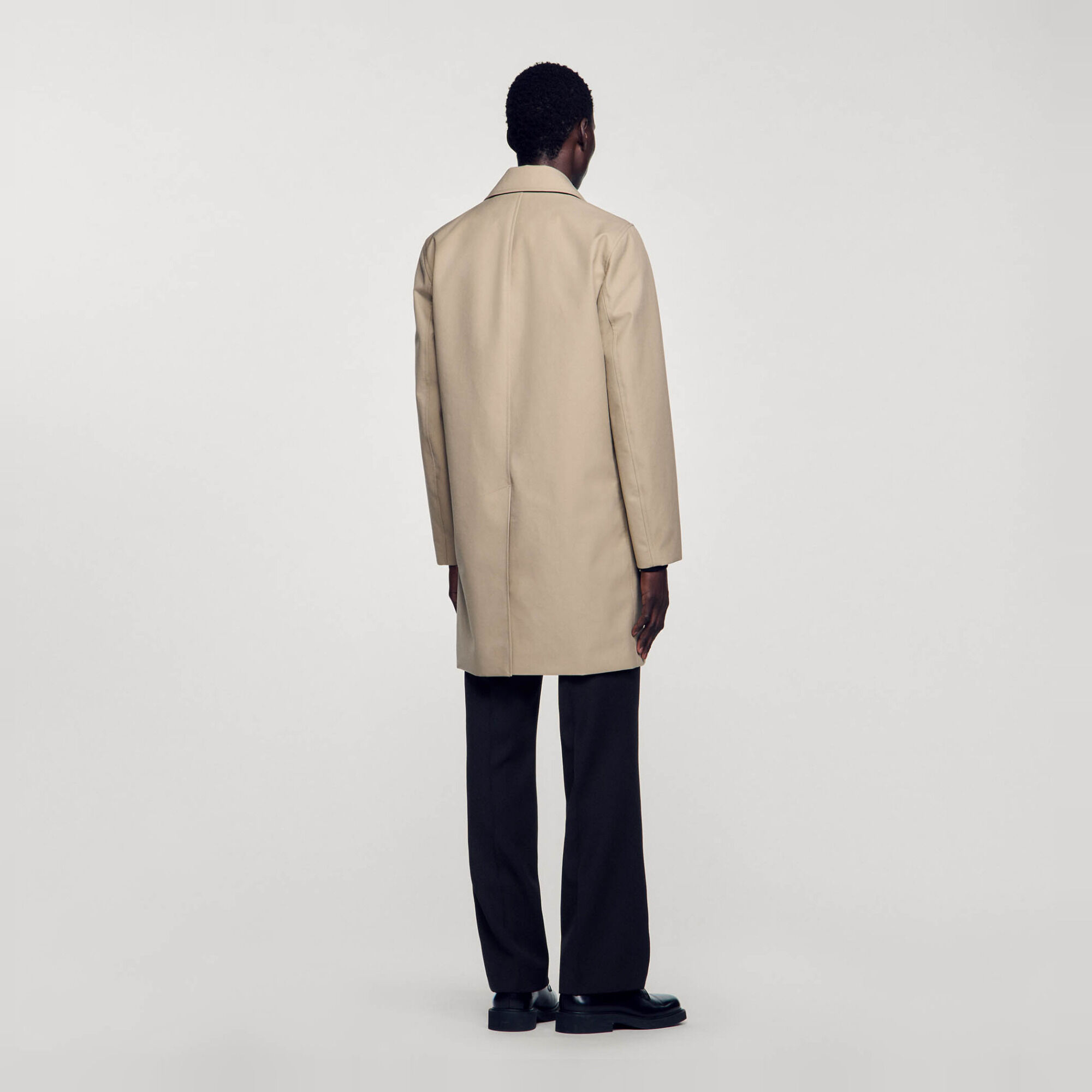 Waterproof technical fabric coat - Men | Sandro