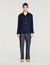Buttoned wool worker jacket