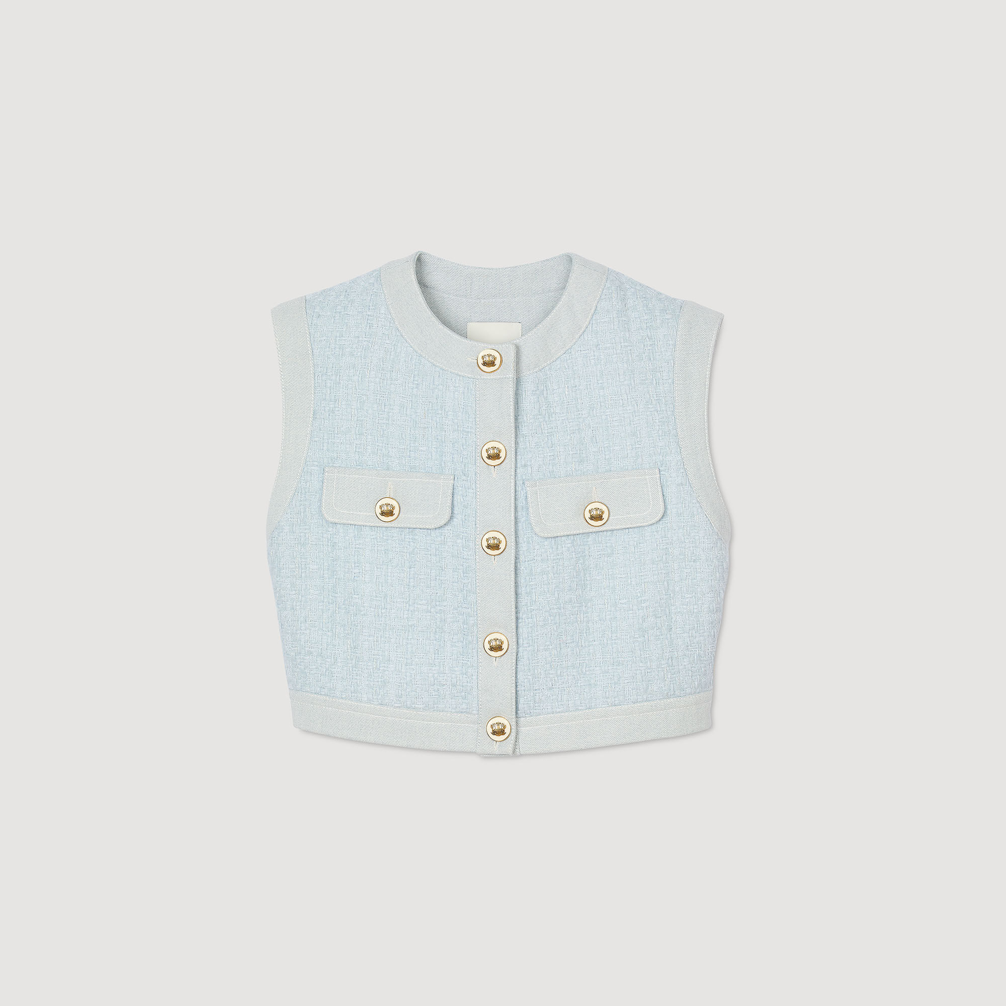 Decorative tweed jacket