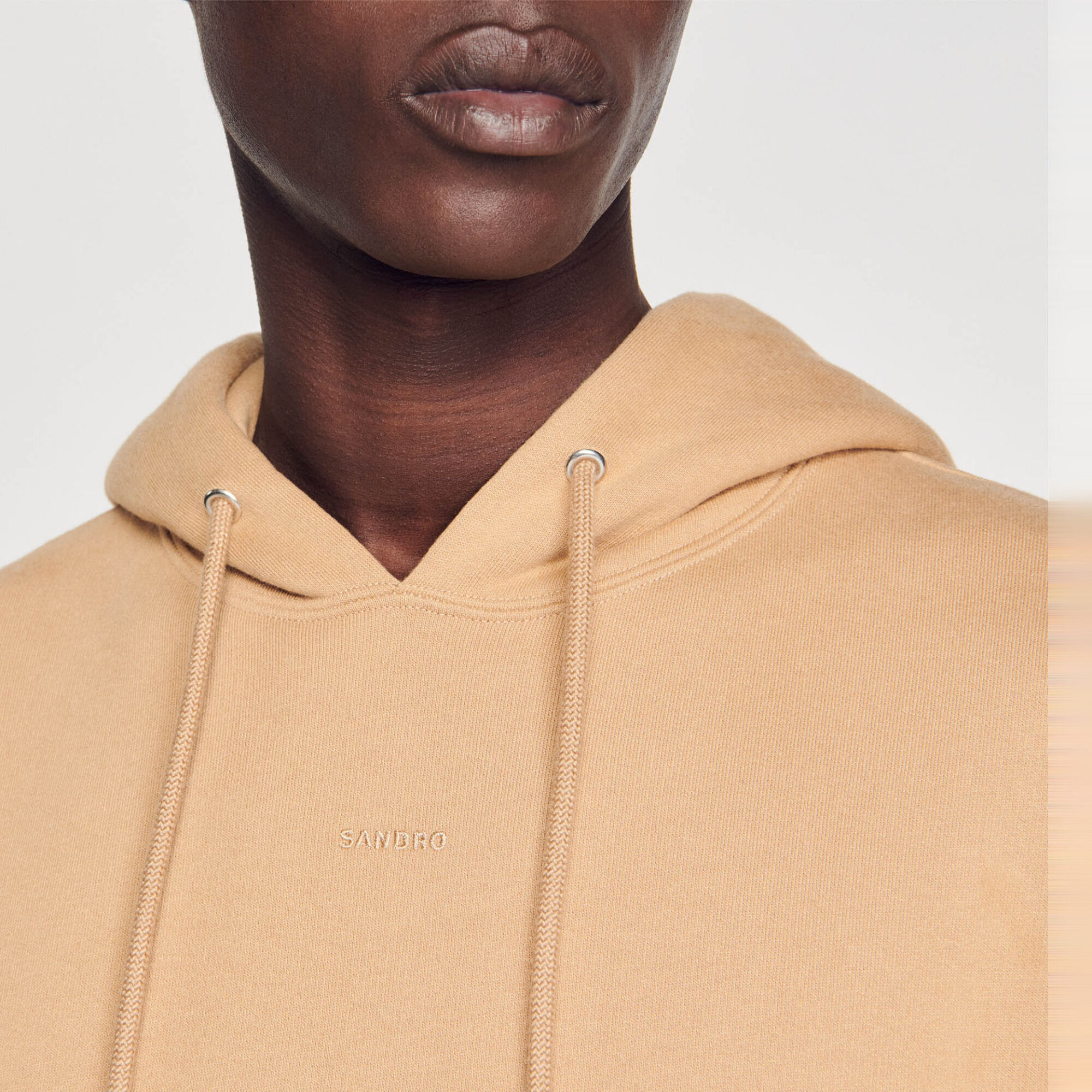 Men’s organic cotton embroidered hoodie