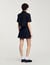 Short pleated skirt
