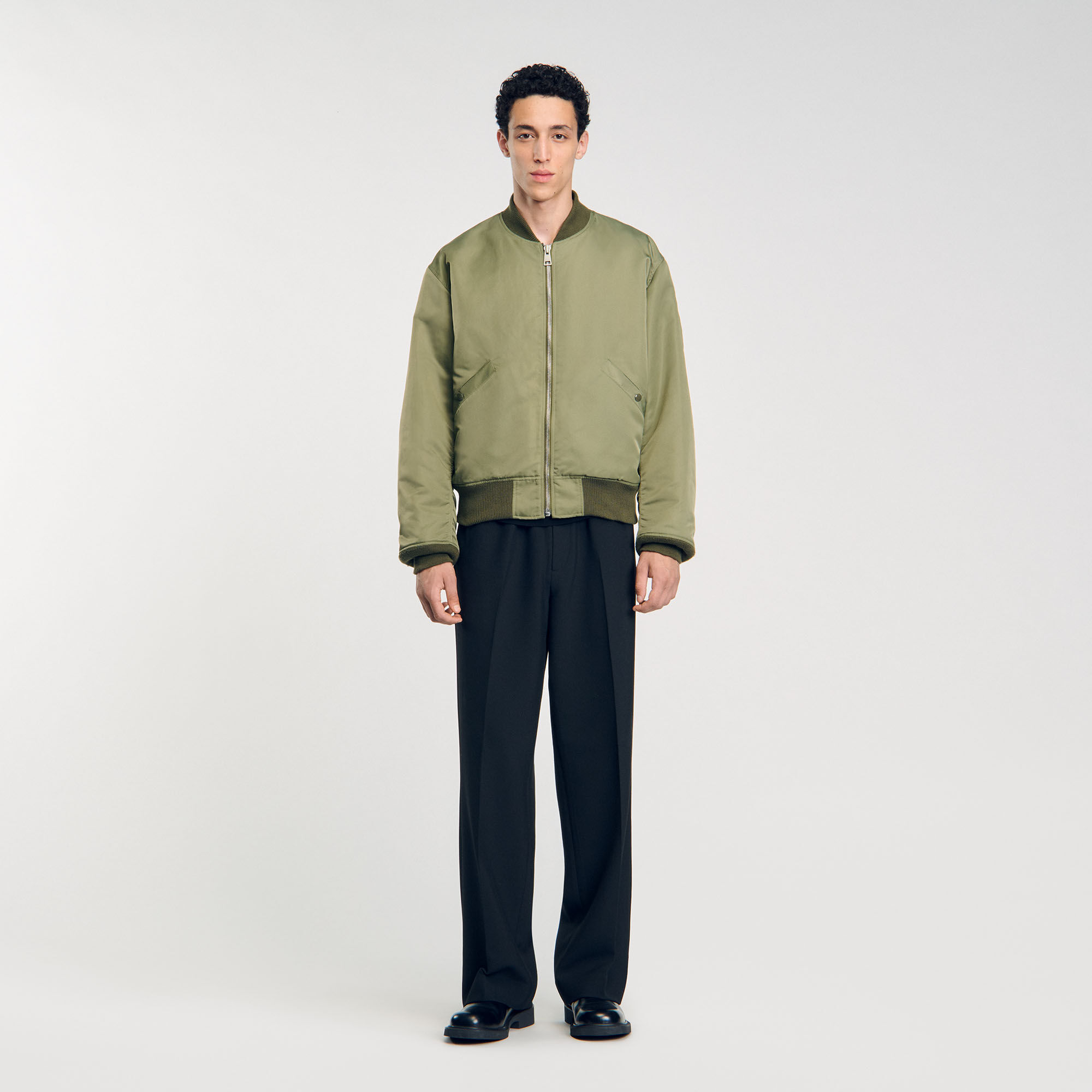 Sandro baseball jacket deals