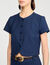 Buttoned crop top