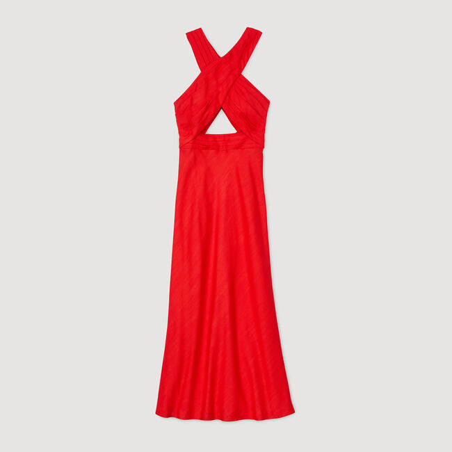 Long wraparound dress