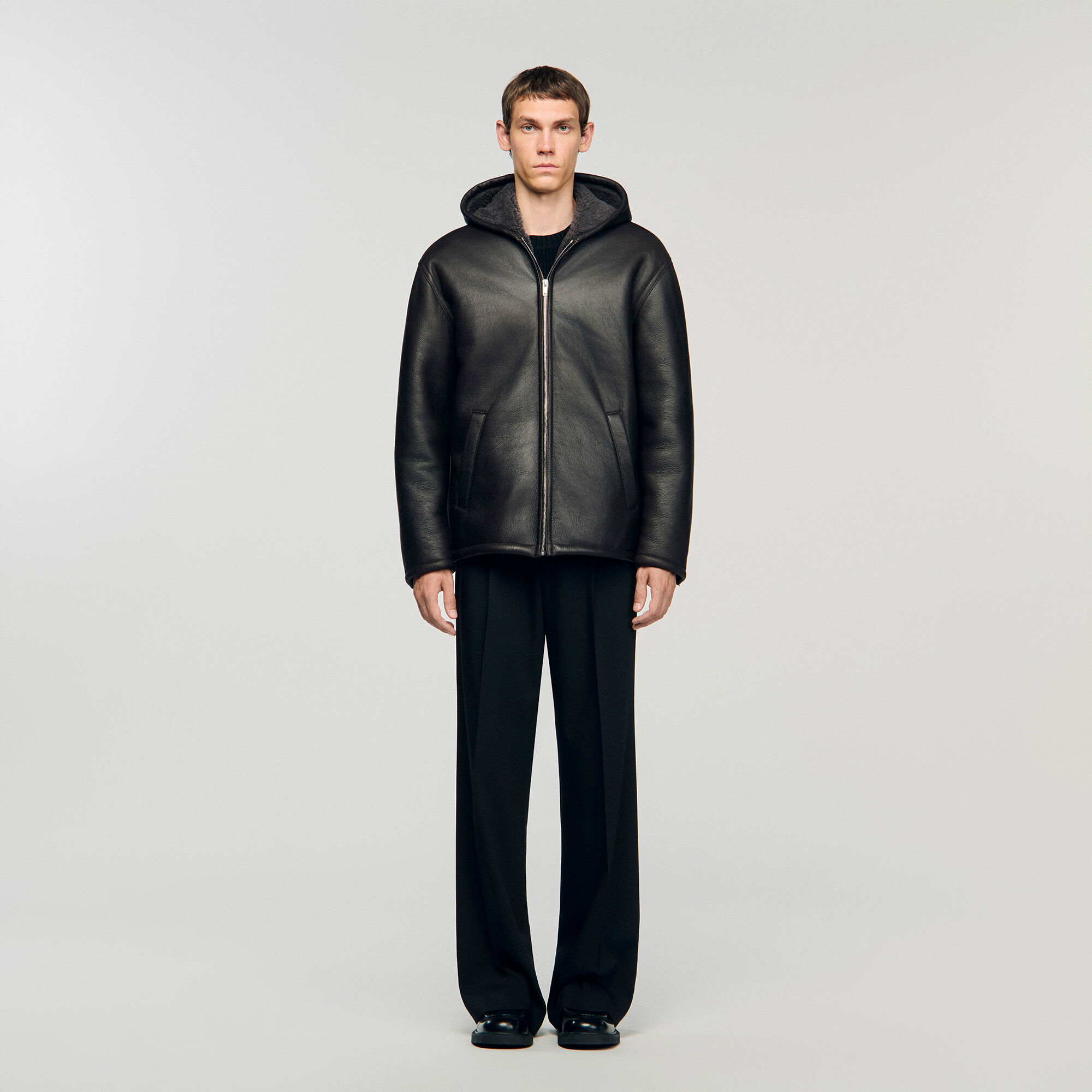 Shearling leather jacket