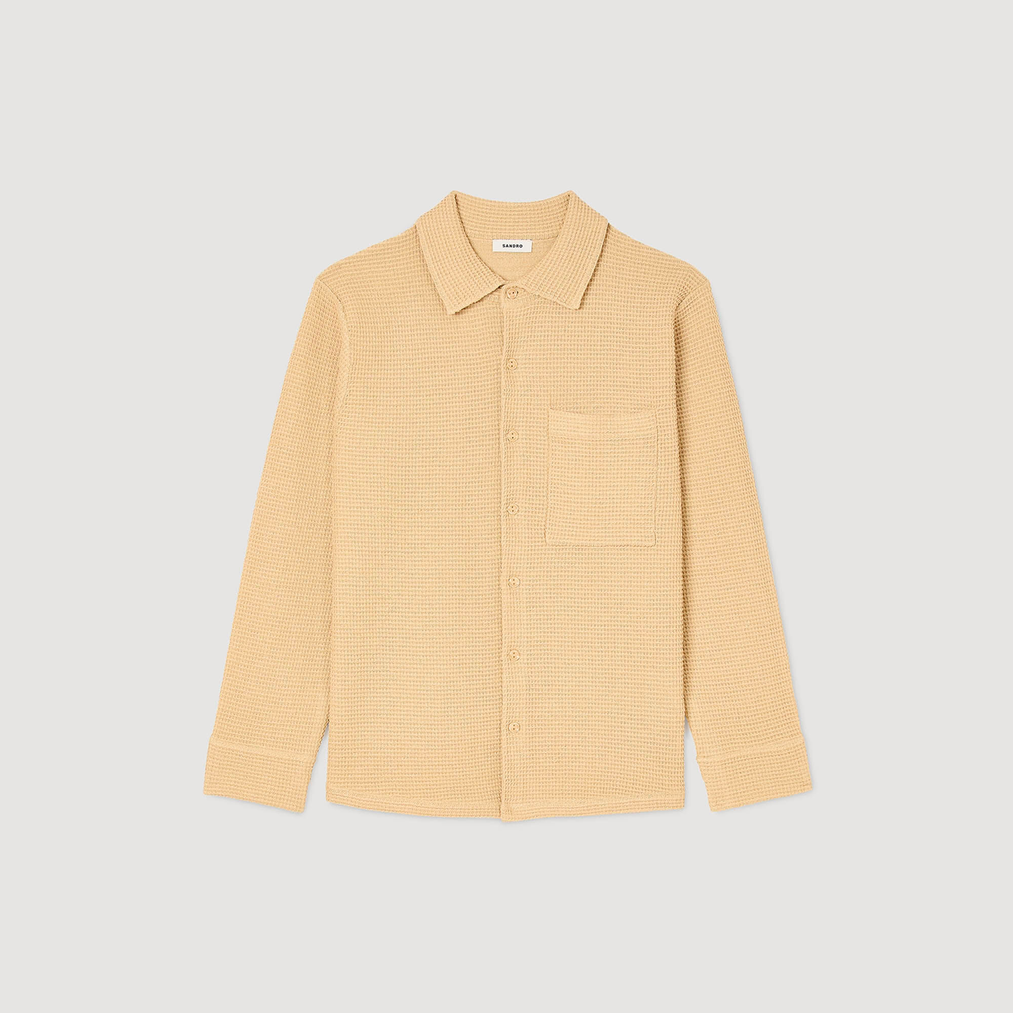 Oversized knit shirt