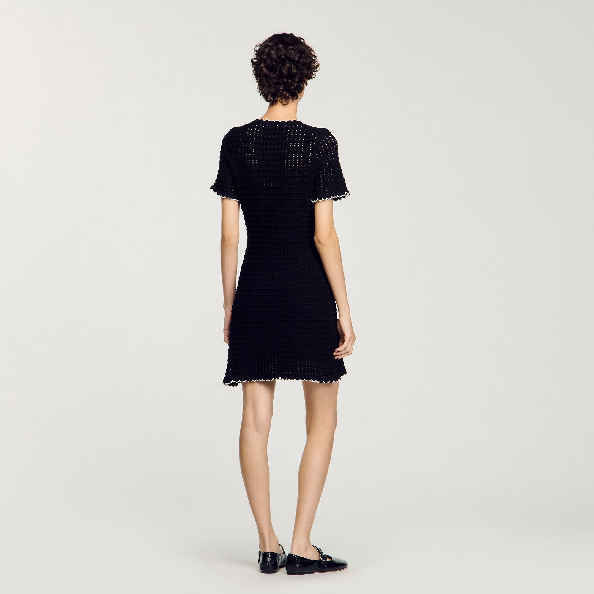 Short knit dress