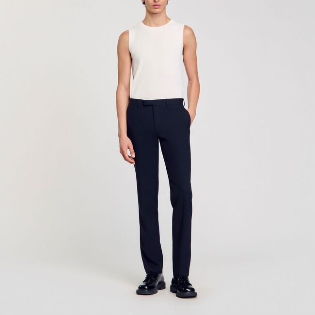 Wool suit trousers - Men | Sandro