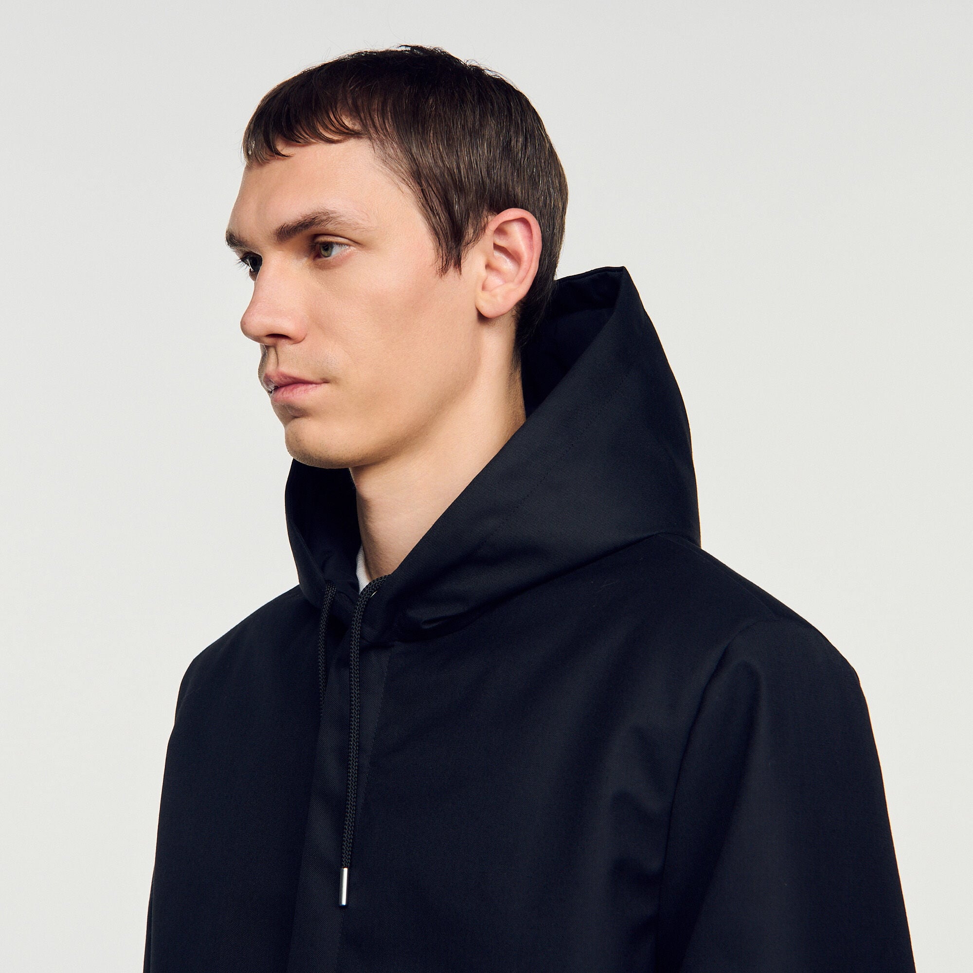 Hooded parka with zip - Men | Sandro