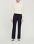 Wide-leg suit trousers