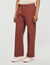 Elasticated wide-leg cotton trousers