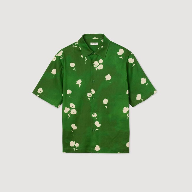 Floral motif shirt