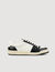 Low-top leather trainers