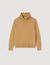 Zip-up wool cardigan