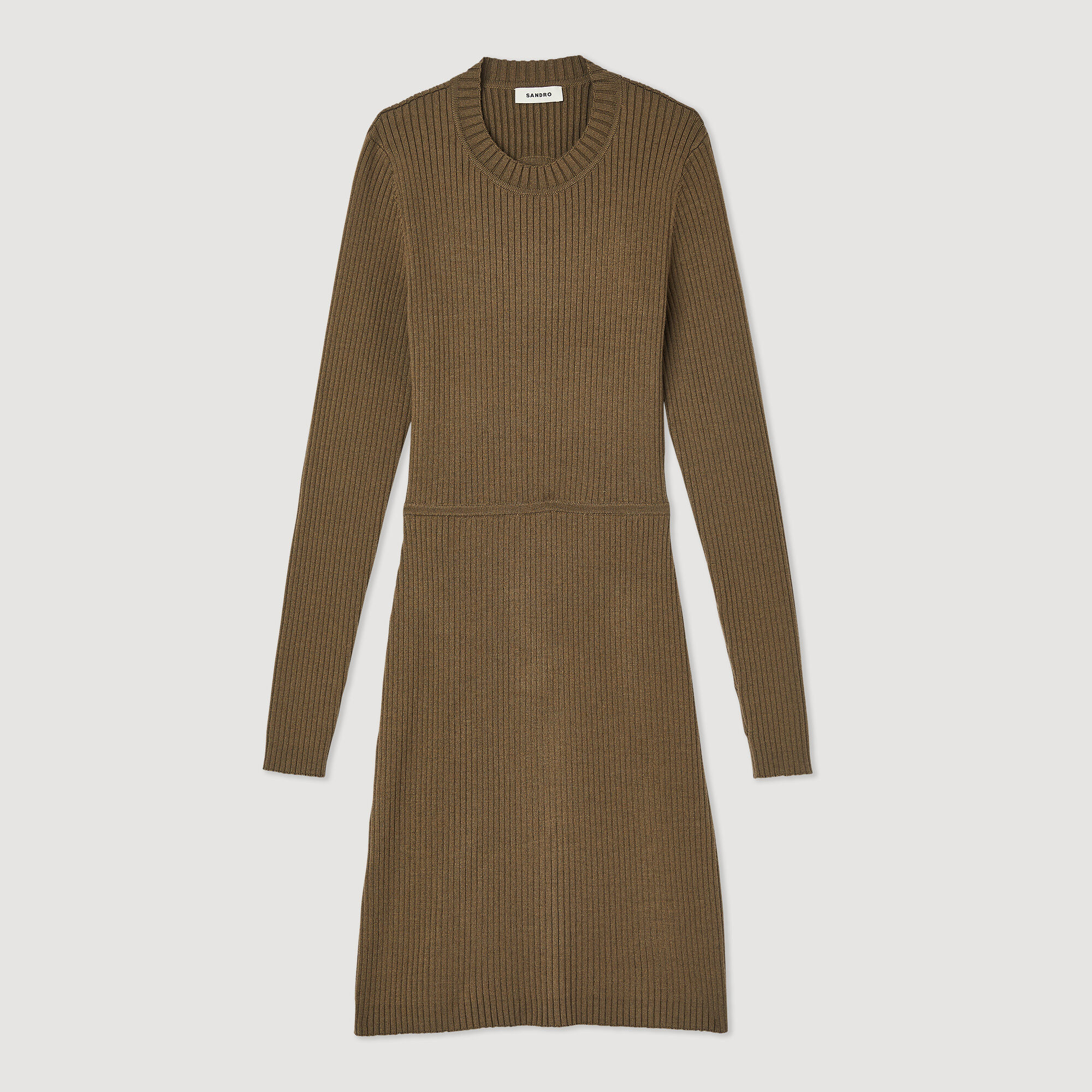 Ribbed knit dress
