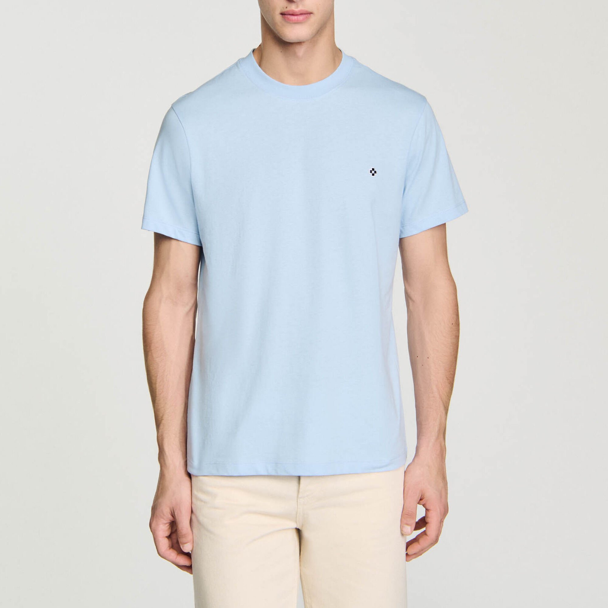 T-shirt with Square Cross patch